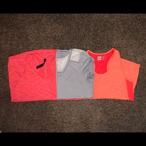 Bundle of 3 Workout Shirts Tank Toos